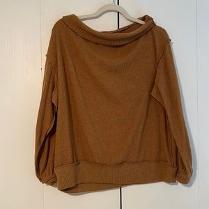 Extra Small We The Free Sweater- Camel